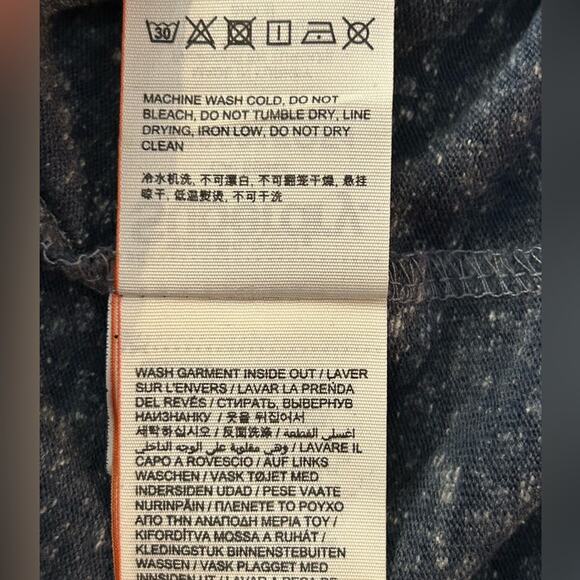 Superdry Sweater Mens Large Gray Logo Crewneck fall winter layering lightweight - Picture 9 of 10